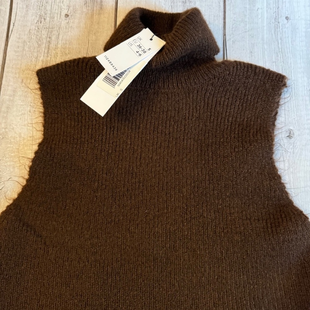 Topshop Brown Tank Top